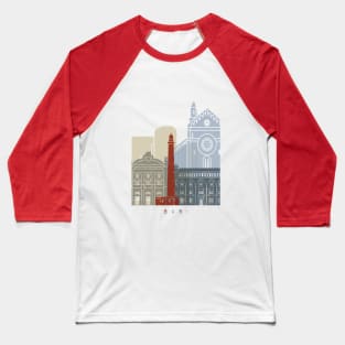 Bari skyline poster Baseball T-Shirt